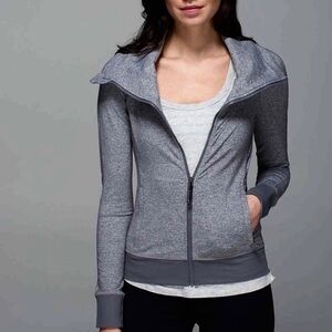 Lululemon Athletica Gray Zip-Up Hoodie